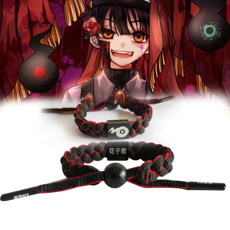 Anime Toilet Bound Hanako kun Yugi Amane Yashiro Nene pulsera de Cosplay tejida a mano, accesorios de pareja de dibujos animados, regalos de vacaciones