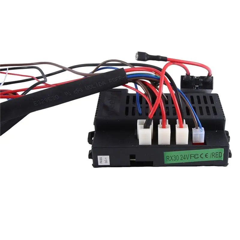 DIY Children's Electric Car Harness With Wire,Switch And Remote Control Receiver 4WD Ride On Toys Replacement Parts