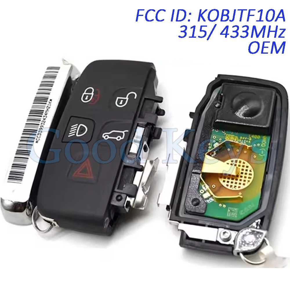 

KEYECU Original Keyless Remote Key Fob 315/433MHz for Land Rover Range Rover Sport Evoque Vogue for Jaguar XJ Xe XF 2010-2020