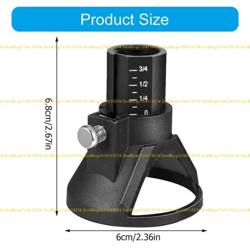 P9FB Efficient Cutting Guide Attachment Polishing Carving Grinding Locator for Rotary Tool Offering Versatility and Precise