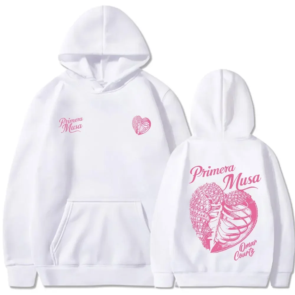 Customization Omar Courtz Primera Musa Album Tour Merch Hoodies Men's Women Fashion Hip Hop Hooded Sweatshirts Fleece Oversized