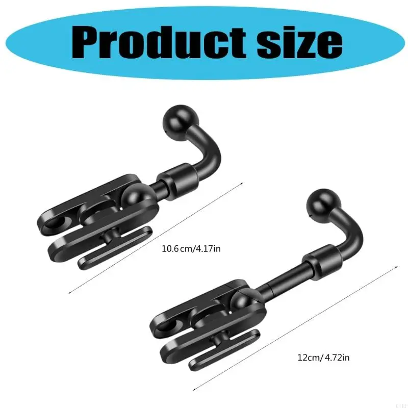 360 Rotating 17mm Ball Joint Extension Rod Car Accessories Vent Friendly Phone Stand Support Adapter with Full Rotation K1KF