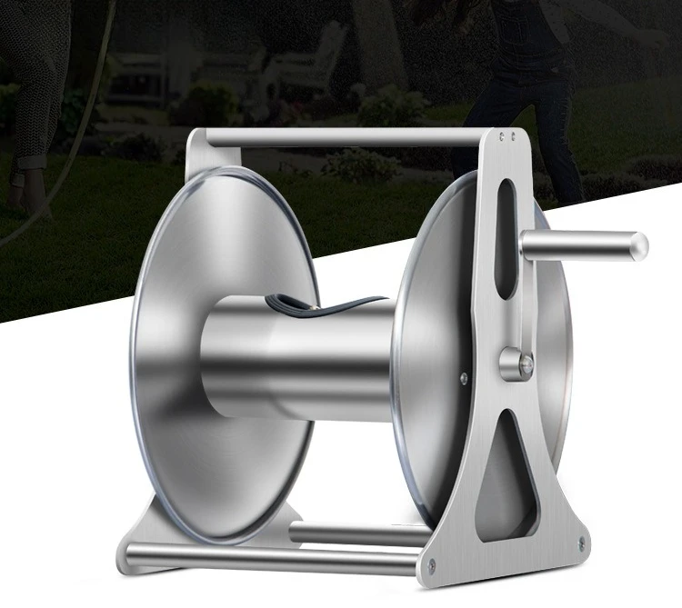 2025 جودة متفوقة الزراعة رذاذ الري المعادن دليل خرطوم بكرة المنزلية ارتفاع ضغط سقي وغسيل السيارات