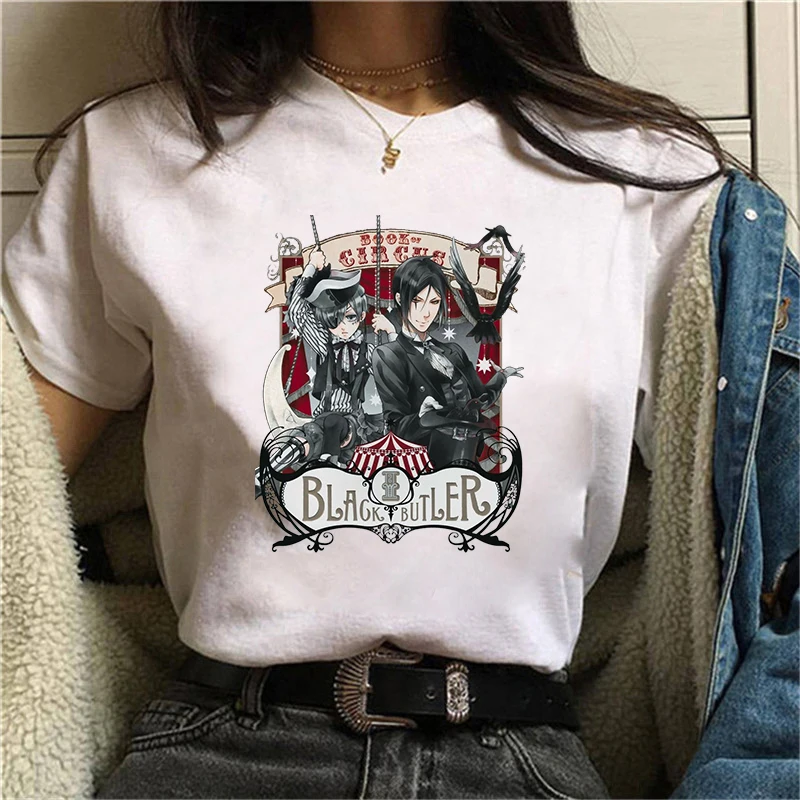 

Hot Black Butler Graphic T Shirt Women's Men's Fashion T-shirts Short Sleeve Shirts Summer T-shirts Plus Size Tops Cool T Shirts