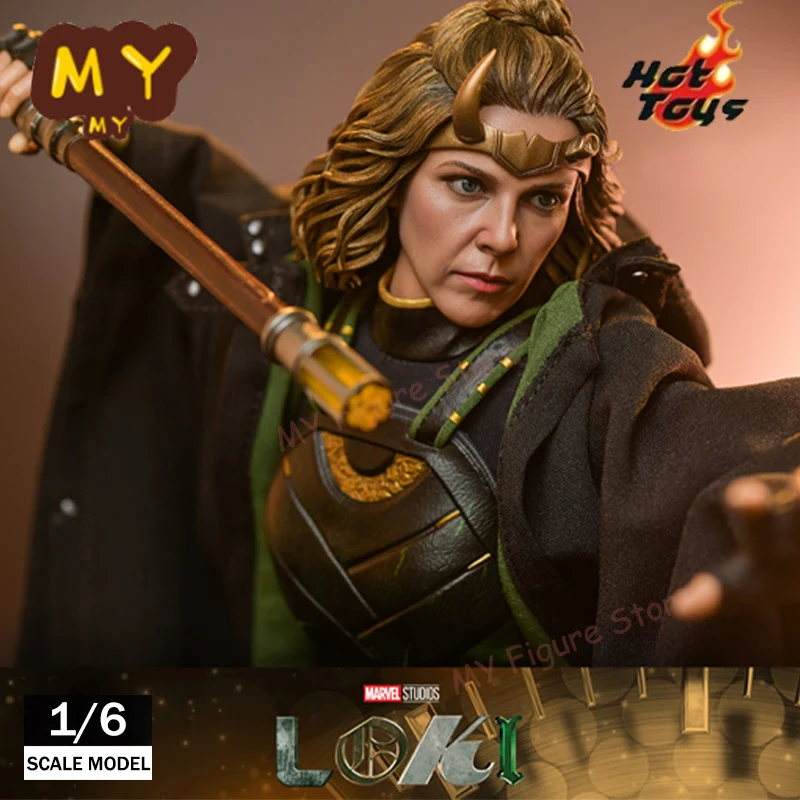 

Original Hot Toys Sylvie Action Figure 1/6 Time Authority Girl Loki Figurine HT TMS062 Loki Laufeyson Statue River Cruise Model