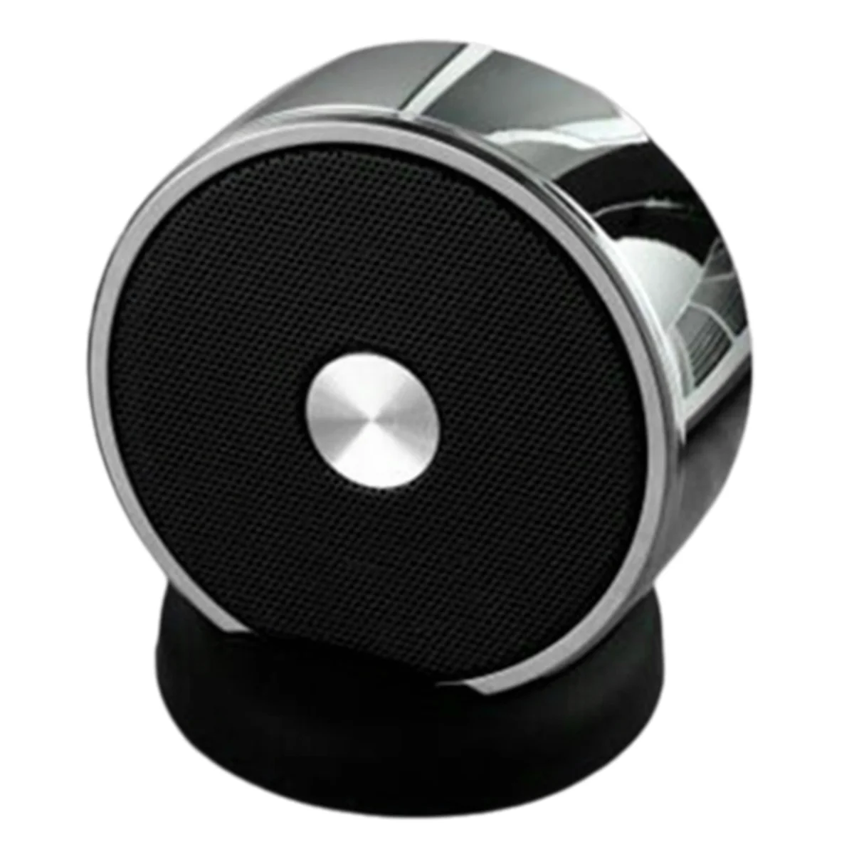 ^&*Summer sale- Wireless Charging Bluetooth Speaker Mini Metal Material Speaker, Stereo Dual Pairing Portable Dual System Black