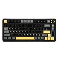 EPOMAKER X AULA EA75 MAX 75% ANSI Diseño EE. UU. Junta de intercambio en caliente Teclado mecánico inalámbrico con cable/BT/2,4 GHz con pantalla y perilla