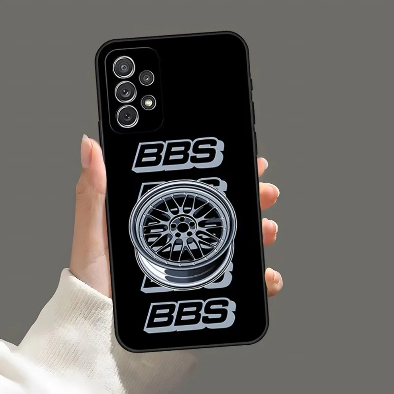 BBS Car Rim Wheel Hub Phone Case For Samsung A13 A23 A52 A53 A51 A12 A50 A33 A22 A31 A40 A03S A32 A21 A81 A73 Silicone Cover