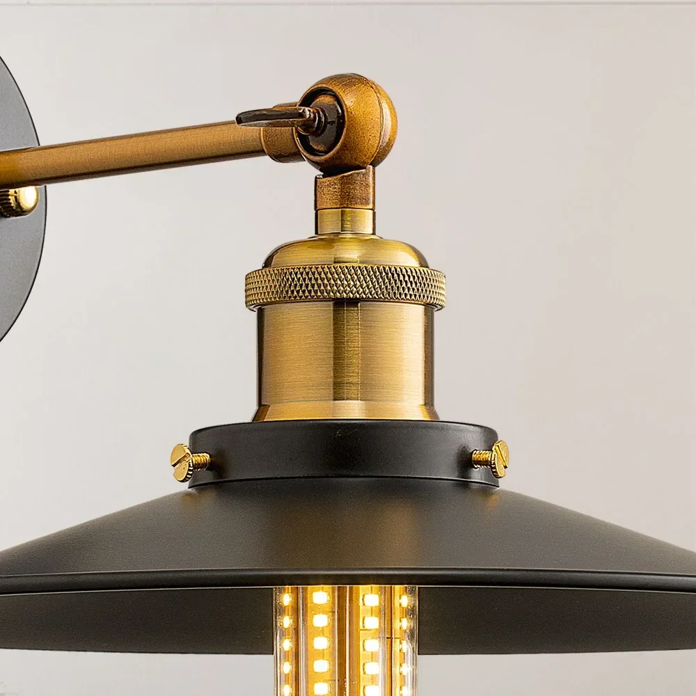 Retro With switch Wall Lamp Vintage Industrial Wall Lamps Iron Loft Sconce Wall Lights Bedroom Lamp Bar Cafe Home Decor Light