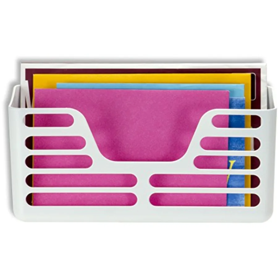 Magnet Plus Magnetic, Utility Pocket, White 92541 3 x 10.25 x 5.25 Inches