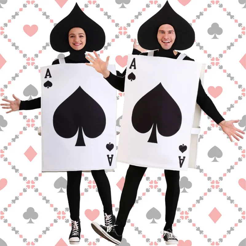loween-new-sle-poker-card-onesie-par-performance-costume-funny-cosplay-women's-ethnic-stage-clothing-jumpsuit