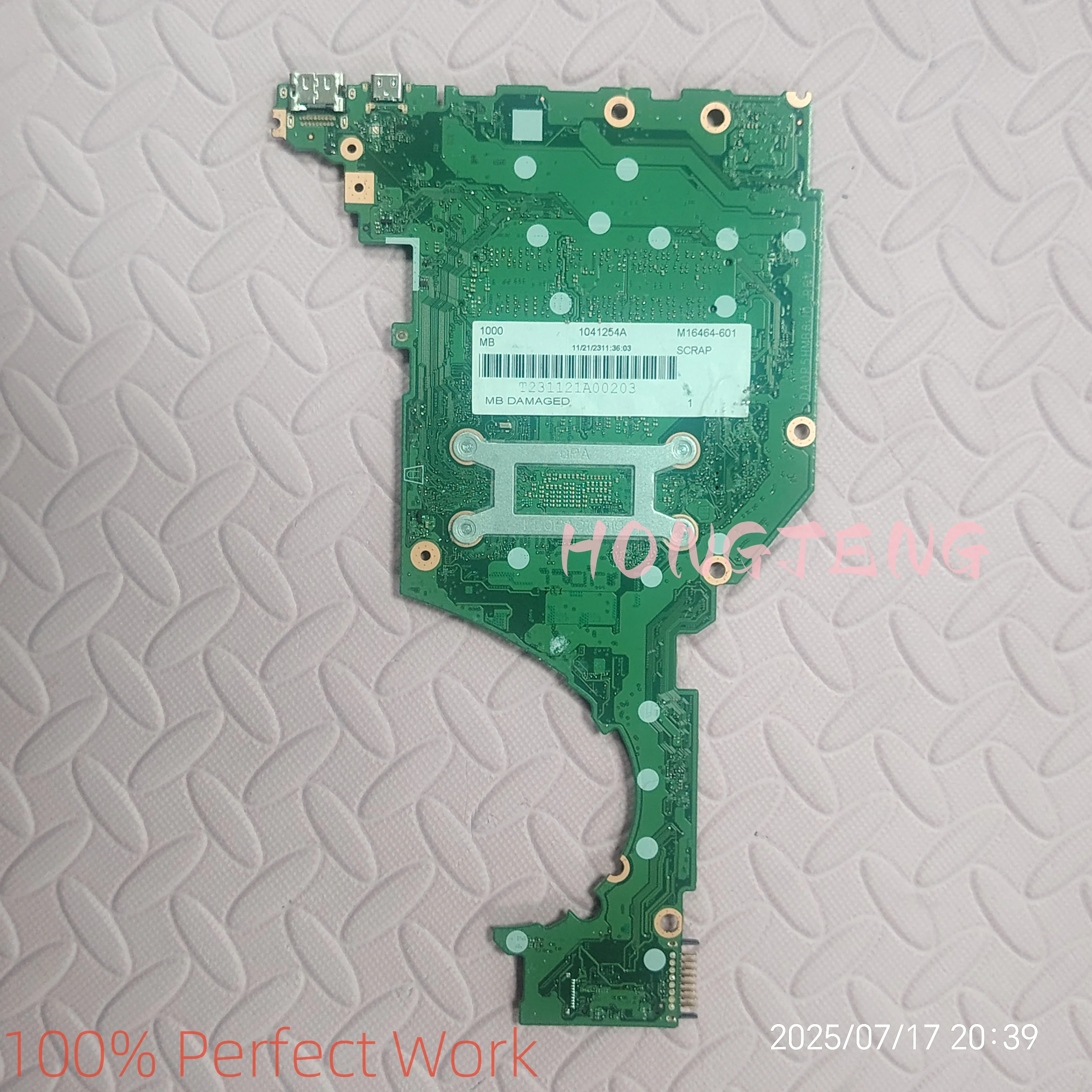 For HP 15-DY 15S-FQ 15S-FR 15S-FY Laptop Motherboard M16464-001 M16464-501 M16464-601 DA0P5HMB8J0 i5-1135G7 100% Works Perfectly