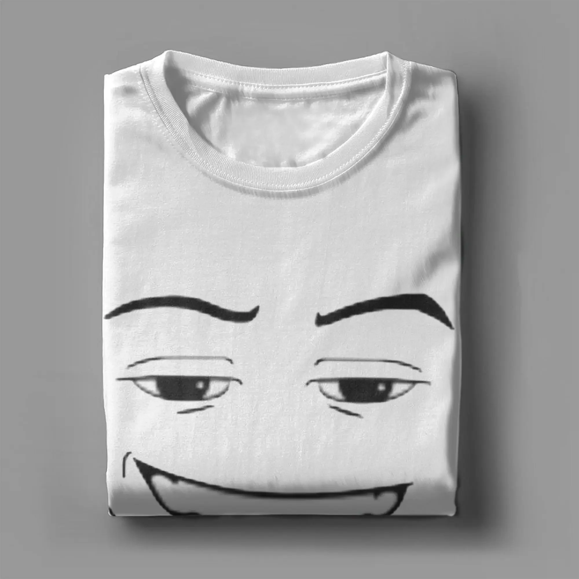 Women Robot Robloxs Man Face Gaming Meme T Shirts Women Clothing Vintage Short Sleeve Round Neck Tees Unique T-Shirts