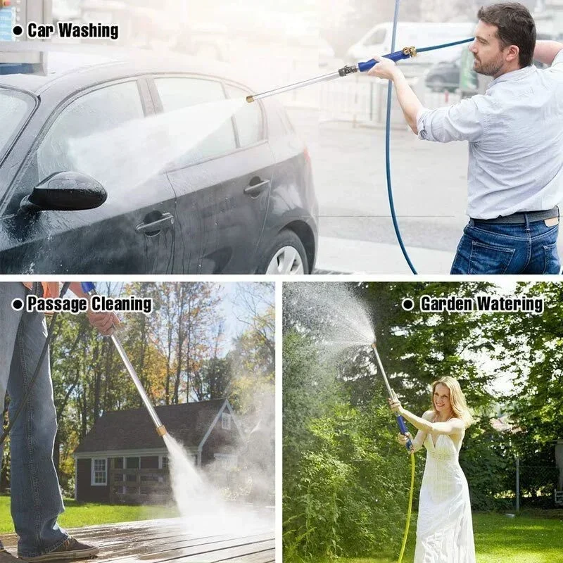 1PCS Car Washing Maintenance High Pressure Power Water Gun Washer Water Jet Hose Pipe Wand Nozzle Sprayer Spray Cleaning Tools