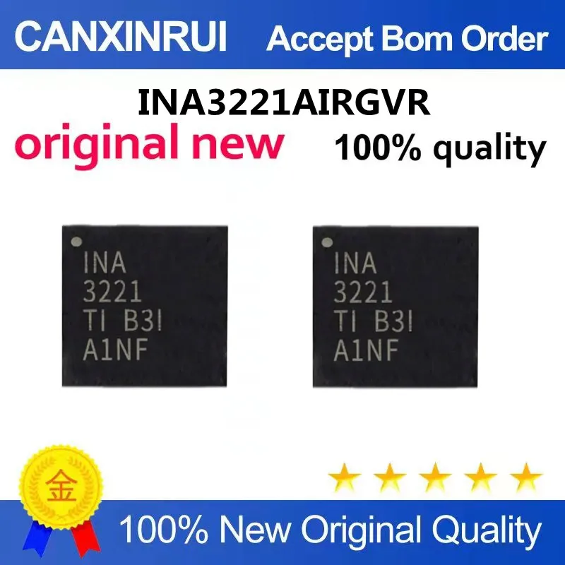 

INA3221AIRGVR INA3221 QFN16 package current monitoring chip IC quality assurance