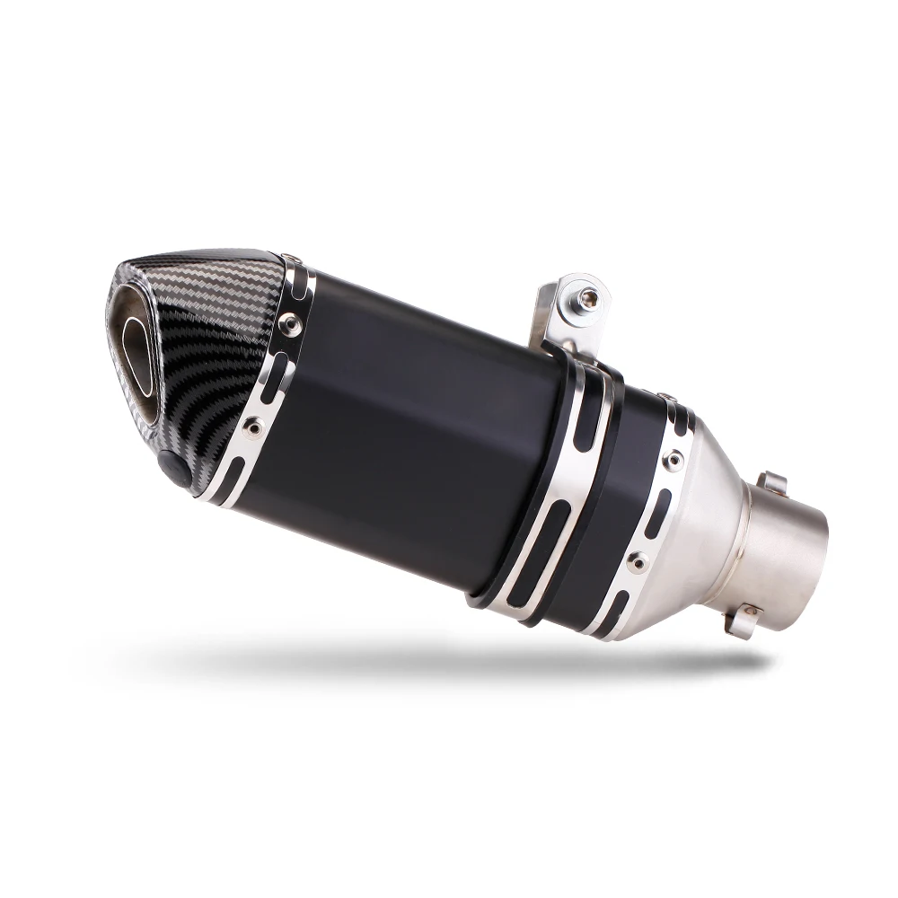 

STLF Universal 36-51mm Motorcycle Exhaust with Db Killer Stickers Muffler for Z900 GSXR1000 SV650 R6 R3 ZX6R ZX10 K7 MT07 300mm