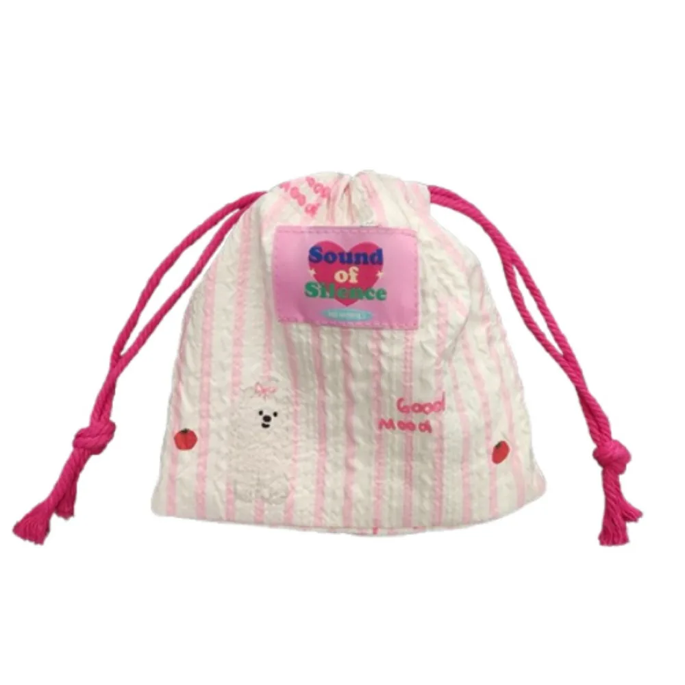 

Gift Drawstring Cute String Bags Portable Multicolor Cartoon Makeup Bag Reusable Practical Drawstring Storage Bag Home Supplies