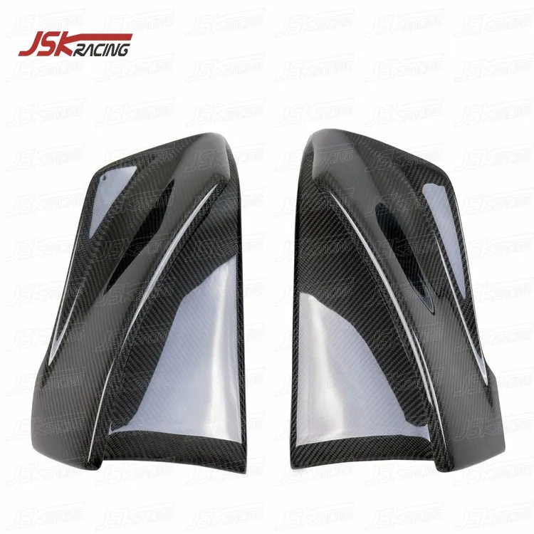 RS STYLE CARBON FIBER REAR BUMPER  EXTENTION CORNERS for 2008-2015 MITSUBISHI EVOLUTION EVO X