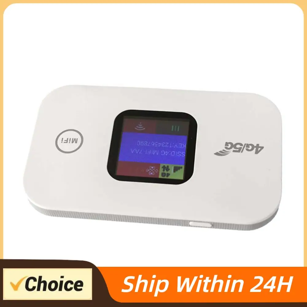 

4G LTE Wireless WiFi 150Mbps Mini 4G Router Sim Card Slot Portable Network Hotspot Device 2100mAh Colorful LED Display