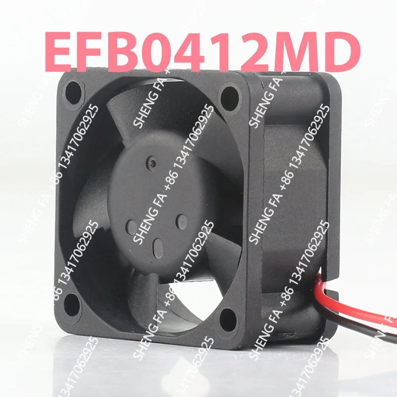 Вентилятор охлаждения EFB0412MD New Delta 5V 24V 48V DC12V 0.10A AC EC 4020 40X40X20MM 4CM с двойным шарикоподшипником бесшумный измерением скорости для корпуса