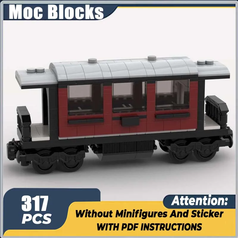 

Classic Toy Old Style Train Wagon Model Passenger Transportation Tool Building Blocks Small Particle Bricks Kids Puzzle Gift