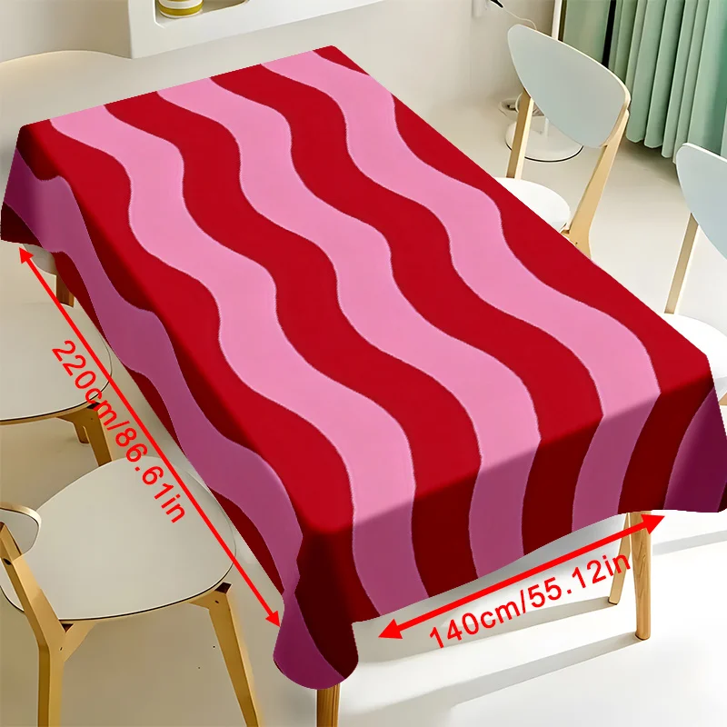 Selected winter-themed cozy, soft and luxurious tablecloths, made of polyester fiber material
