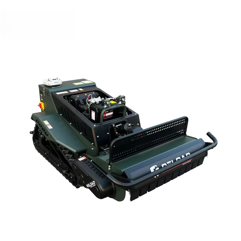14HP Green Remote Control Lawn Mower Robot Garden Weeding Tool Crawler Model Automatic Robot Remote Control Lawn Mower Automatic