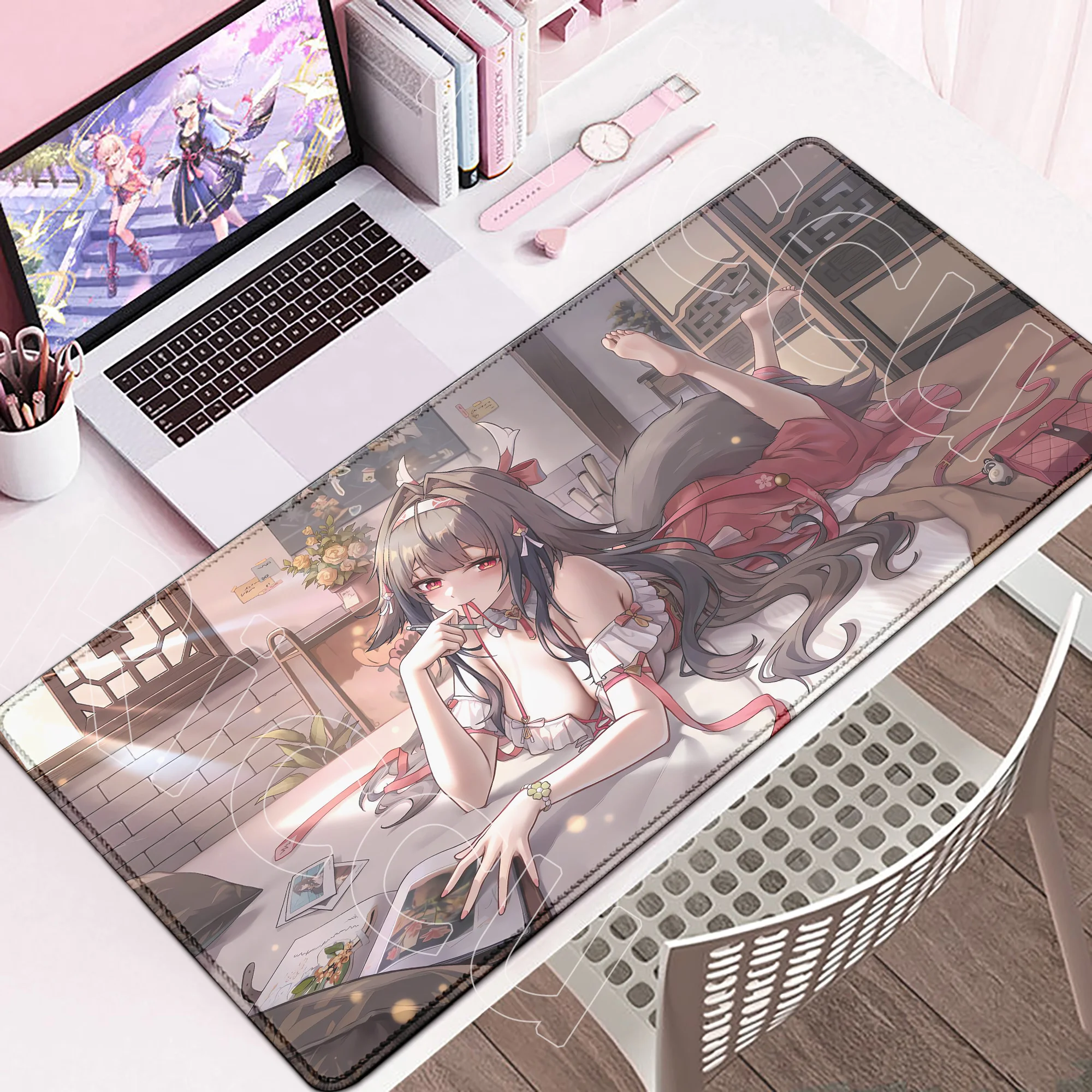 

HD Printing Ye Shunguang Mouse Pad Zenless Zone Zero Anime Girl Game Pc Accessories Non-slip Big Mousepad ZZZ Keyboard Desk Mat