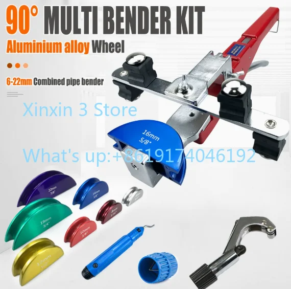 

Suitable for Combined Pipe Bender CT-999F-C (new Plastic Box) 6-22mm Manual Aluminum Plate Labor-saving Ratchet with CT-532