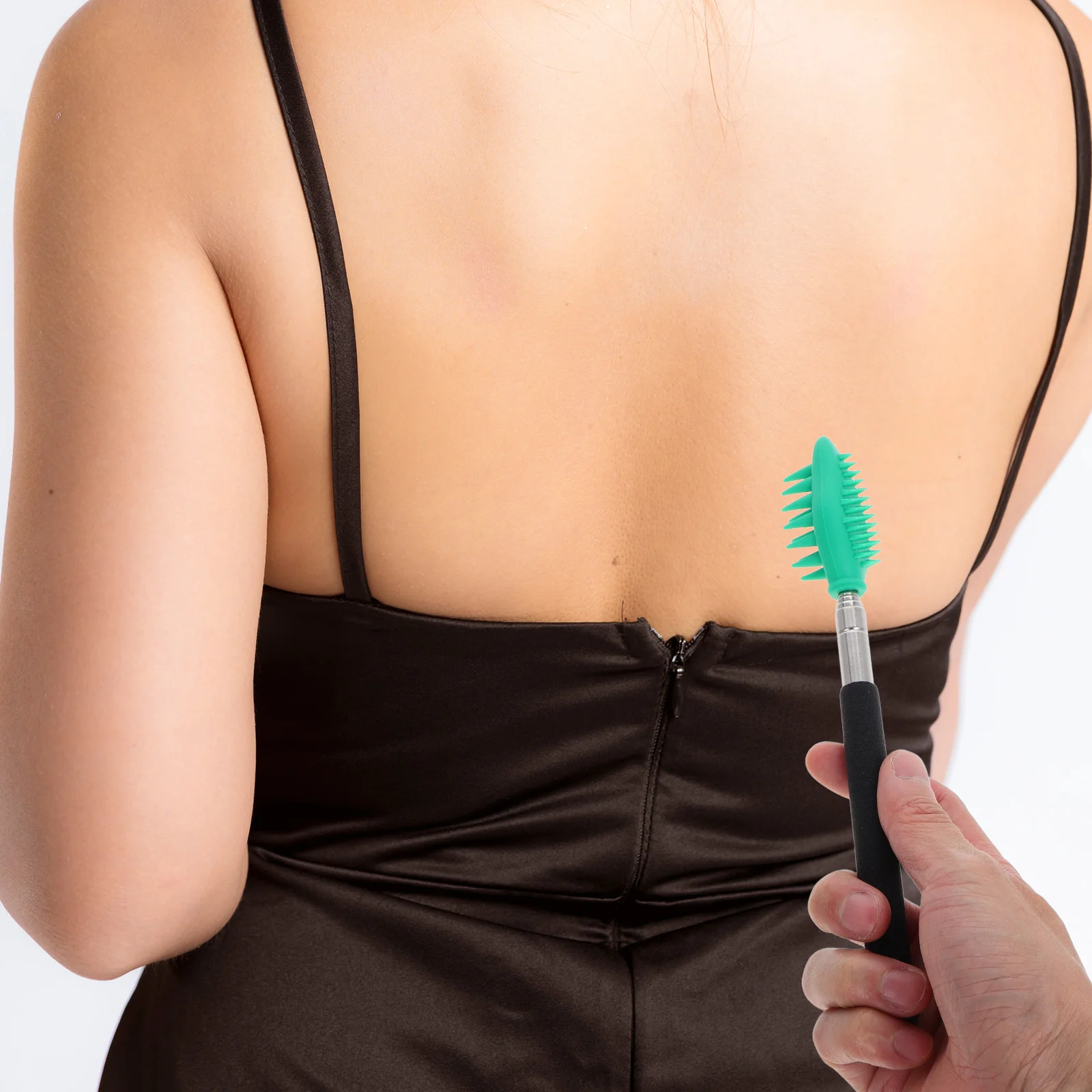 นวดทําความสะอาดเครื่องนวดหน้า Back Scratcher สําหรับชาย Scratchers แปรงเครื่องมืออุปกรณ์ทําความสะอาดผิวหน้าสแตนเลส