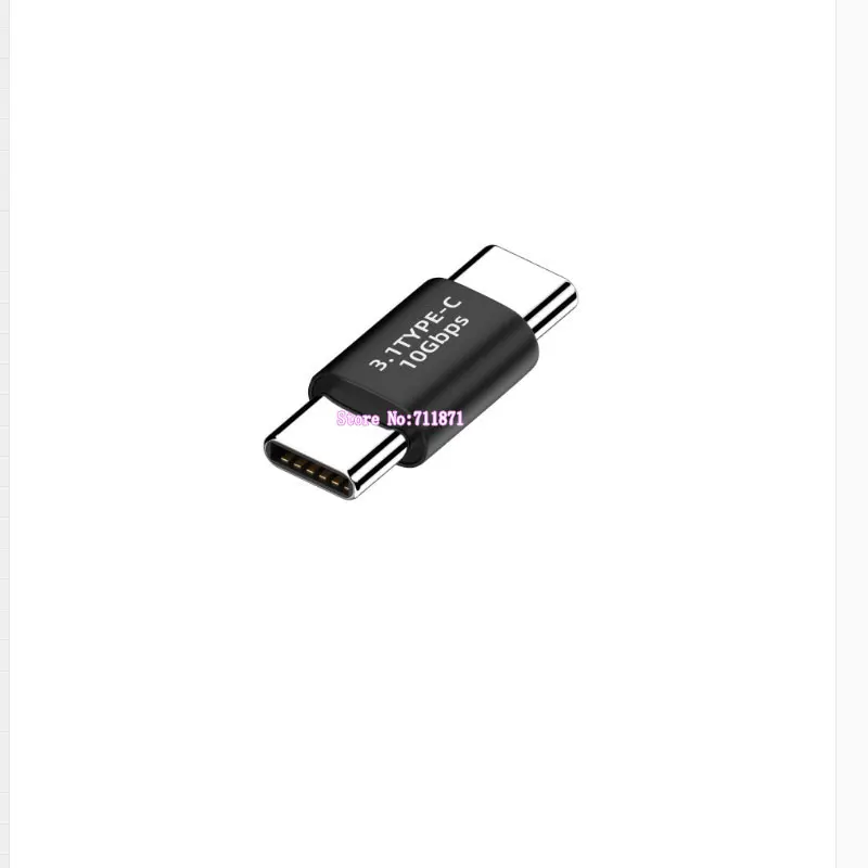 Male to Male GEN2 10GBps Usb3.1 konektor adaptor tipe-c Male-C Usb3.1 Test Connector extension Adapter