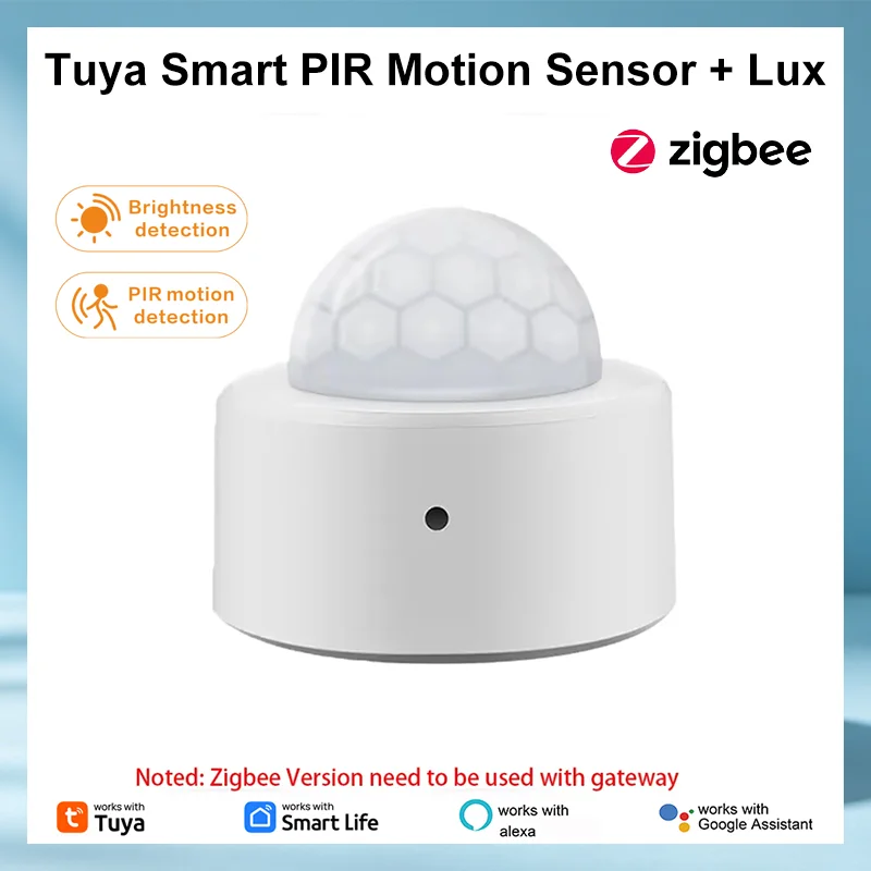 Smart Home Alexa - ทูยา ซิกบีเซ็นเซอร์วัดแสง เซ็นเซอร์วัดความสว่าง เครื่องตรวจจับความสว่างอัจฉริยะ ระบบอัตโนมัติภายในบ้านพร้อมการเชื่อมโยงอุปกรณ์สมาร์ทไลฟ์