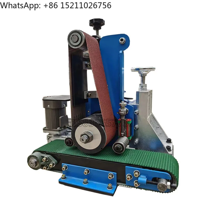 Electric Flat Polishing Machine Deburring Desktop Grinder Stainless Steel Plate Wire Drawing Metal Rust Removal Small Sanding