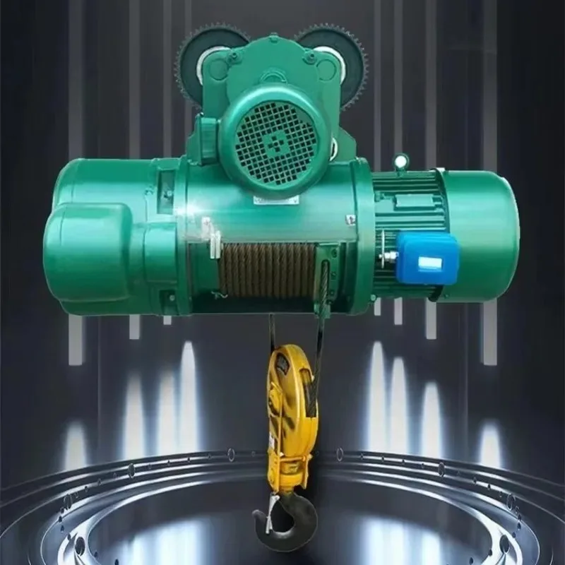 Industrial Manual Wire Rope Hoist Heavy Duty Robust Construction Reliable Traction Performance For Warehouse Goods Lifting Tasks