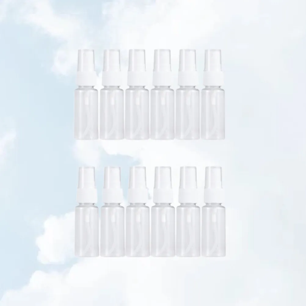 

12Pcs 10Ml Makeup Bottles Spray Bottle Reusable Compact Travel Size Press Pump for Perfume Water Portable Clear Subpackaging