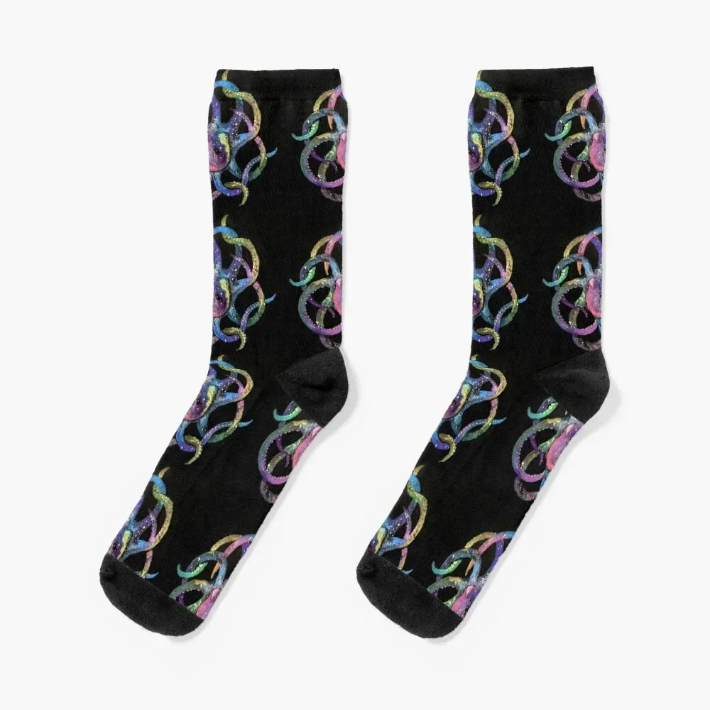 

Knotted Cosmic Octopus Socks Men's anime Running Men Socks Luxury Brand Women's