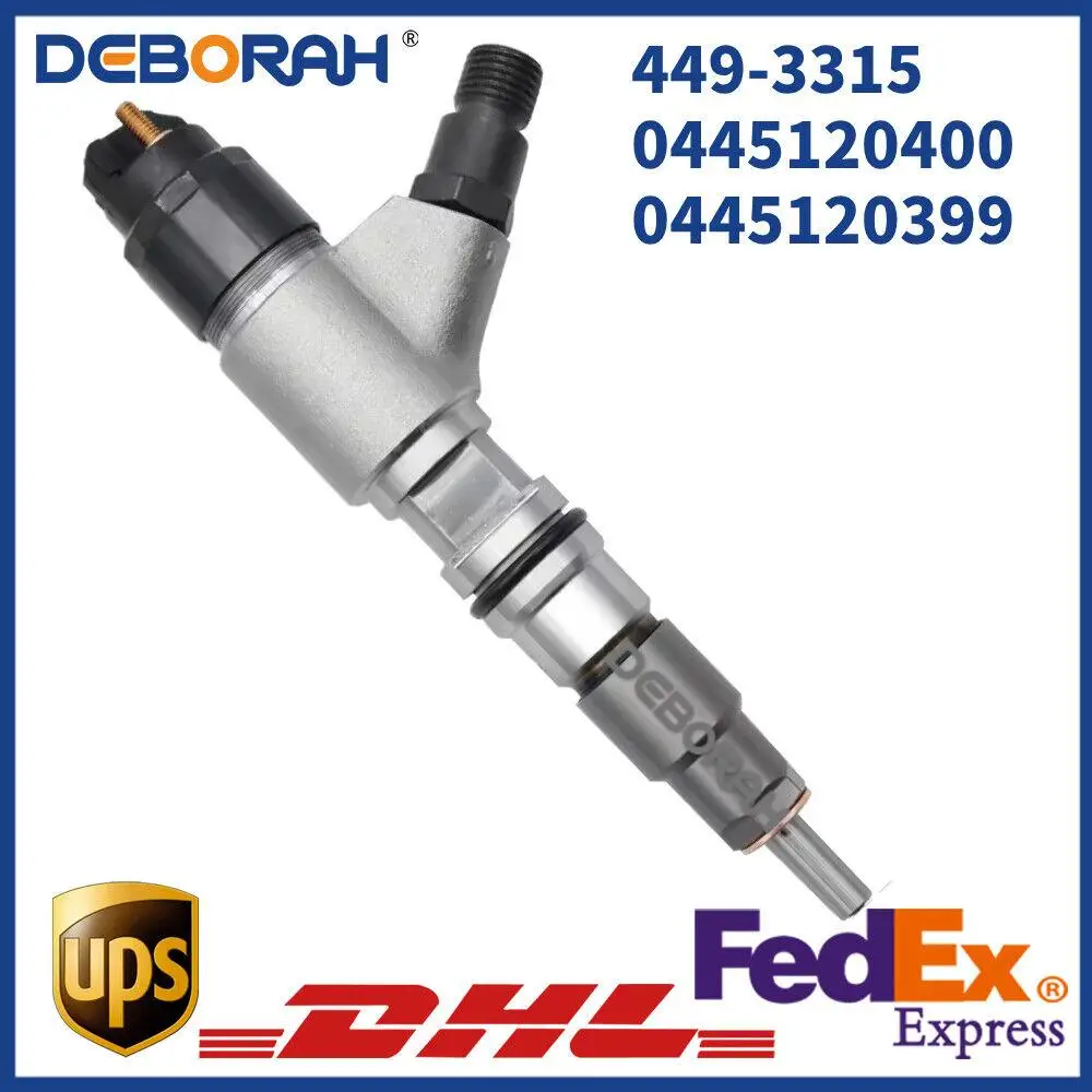 Fuel Injector Assembly 449-3315 0445120399 0445120400 For CAT C4.4 Engine 320D2 Excavator