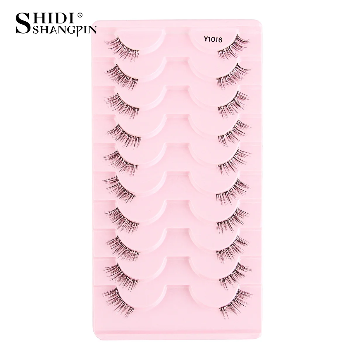 Neue Halbe Wimpern Falsche Wimpern 5/10 Paar 3D Nerz-Wimpern Natürliche Wimpernverlängerung Katzenaugen-Wimpern Make-up Faux Cils Fox Lash – Detail 31