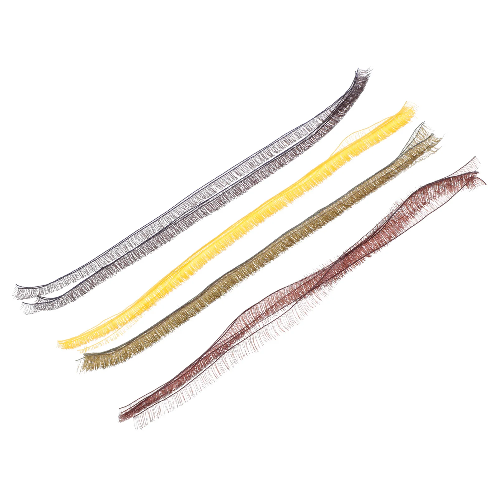 20 pièces cils bricolage enfants artisanat approvisionnement à la main faux cils pour accessoires décoratifs ensemble de cils en Nylon enfants jouer cadeau