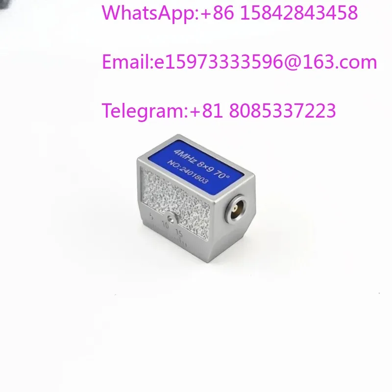 1 piece suitable for European standard ultrasonic oblique probe 4MHz8x9 60 ° steel structure weld non-destructive testing