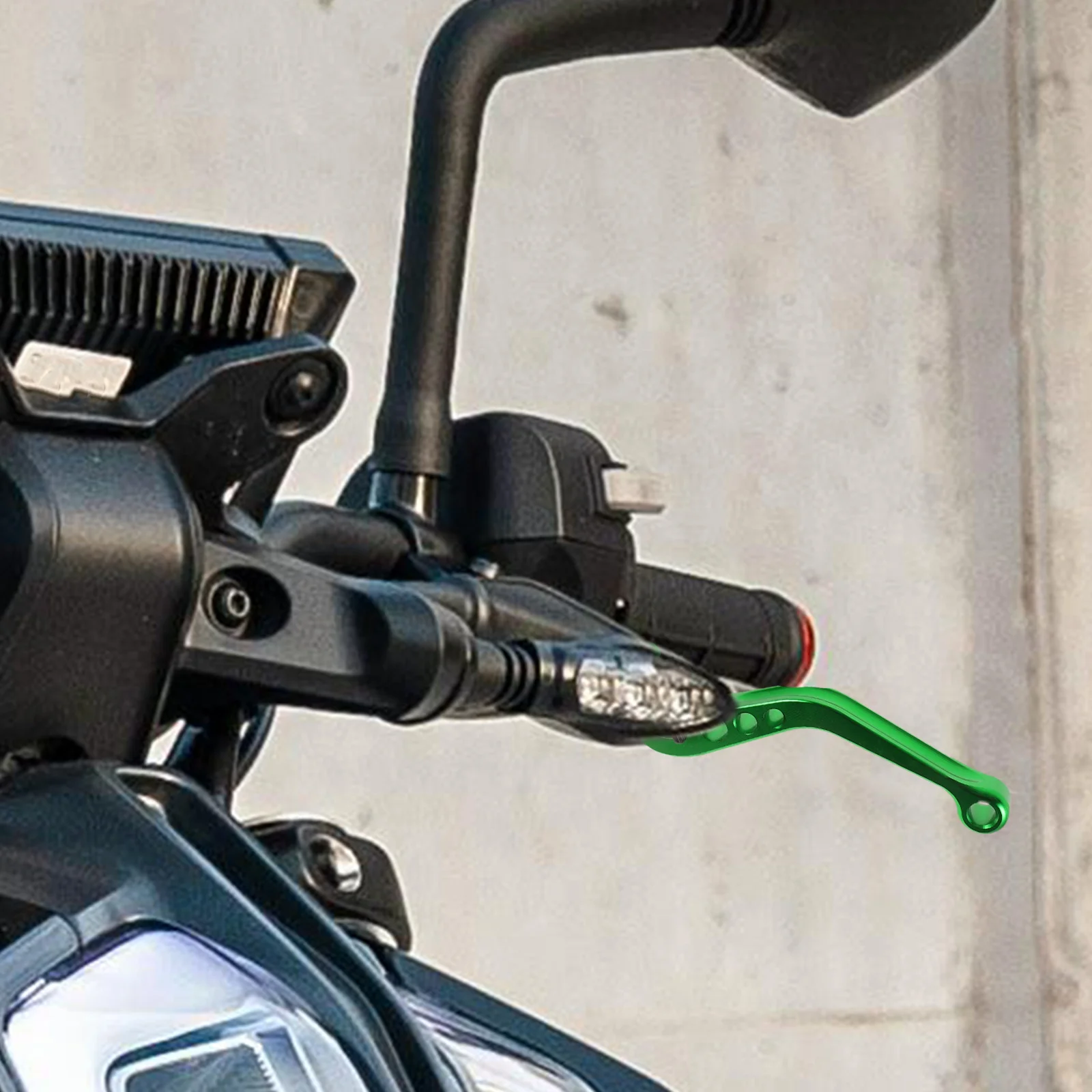 2 قطعة دراجة نارية دواسة فرامل رافعة مجموعة التصنيع باستخدام الحاسب الآلي الألومنيوم قابل للتعديل الفرامل مقبض عتلات القابض للدراجة الكهربائية دراجة الطرق غير الممهدة سكوتر