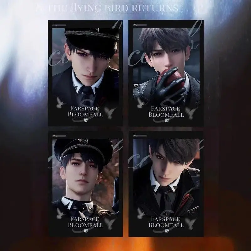 

Love and Deepspace Caleb Animation Game Peripheral Creative Polaroid Postcard Personalized Cartoon Collection 3-inch Small Card