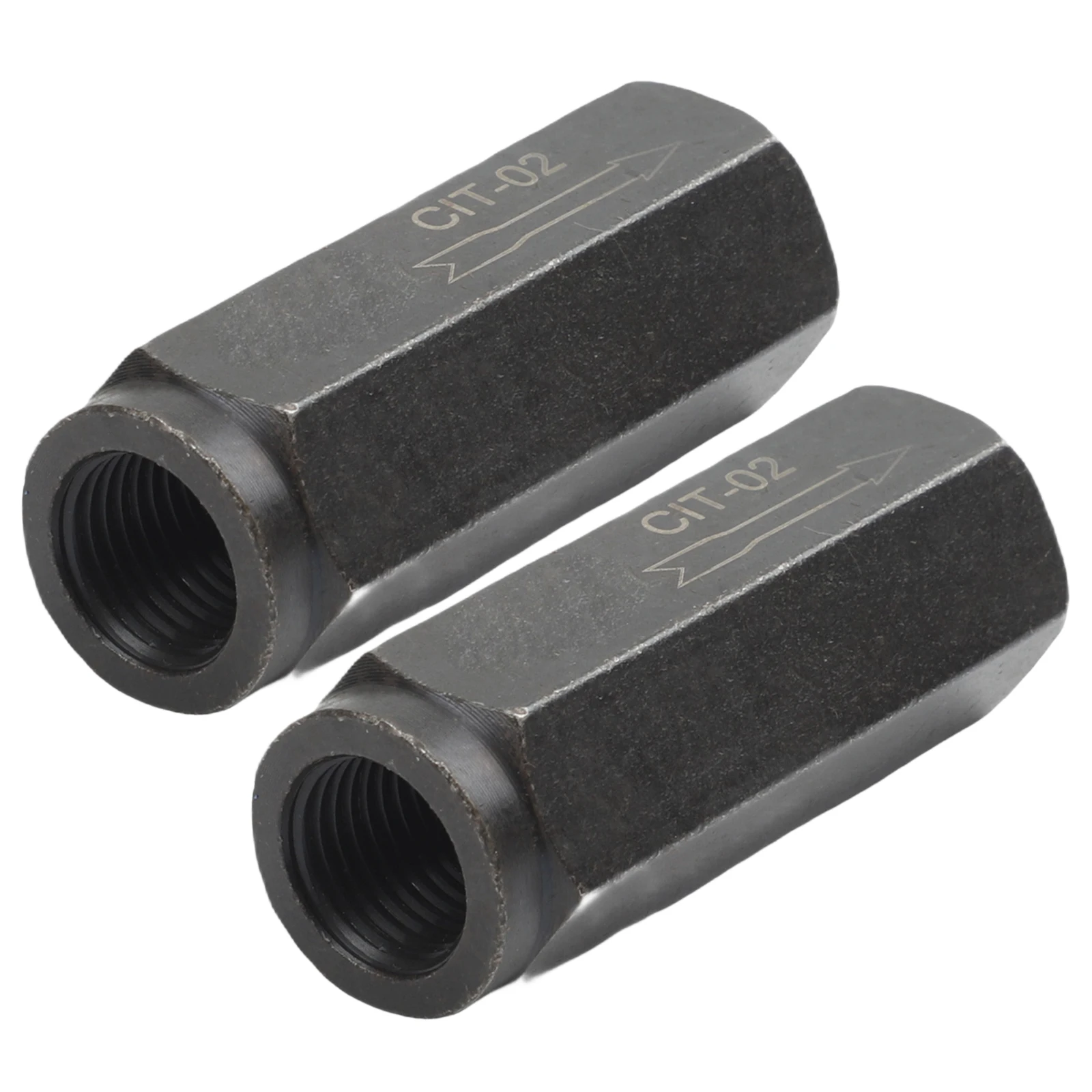 Hydraulic check valve CIT 02 06AAA straight through pipe type for hydraulic system applications cast iron material