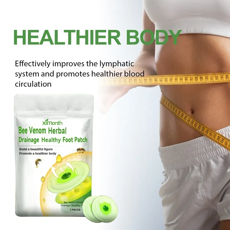 Bee Venom Lymphatic Shaping Patch Lose Weight Relieves Lymph Swelling Fast Burning Fat Slimming Tightening Abdominal Sticker