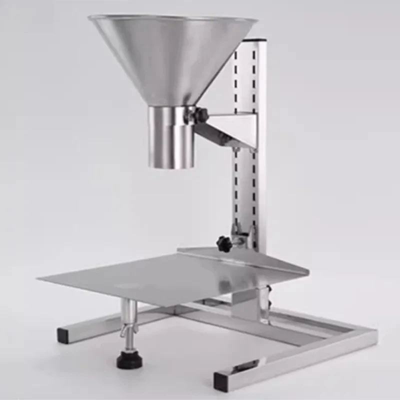 Manual filling machine stainless steel large diameter hopper packaging vacuum bag oil seal packaging machine funnel