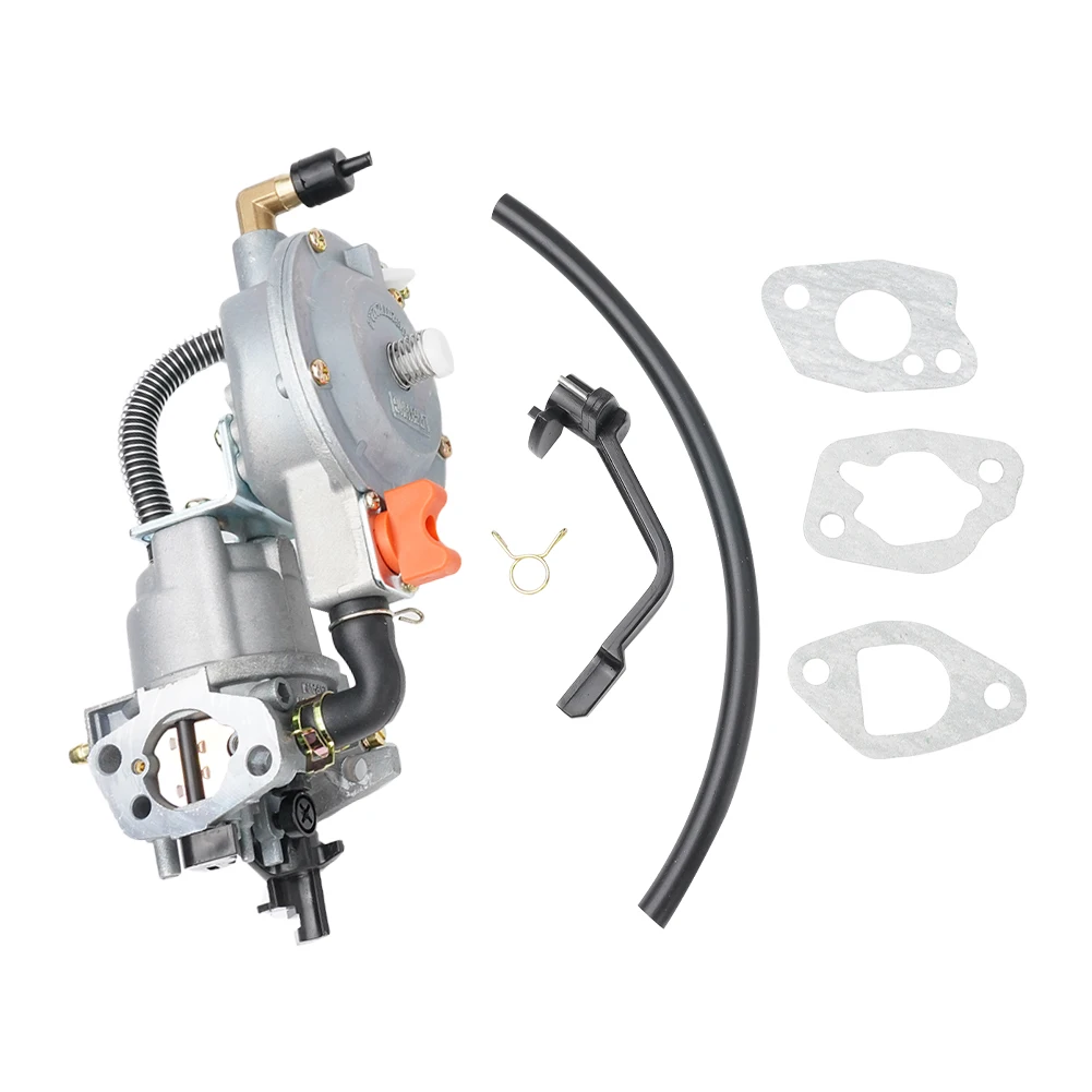Dual-Fuel-Vergaser für GX200-Serie 208cc 210cc 212cc, tragbar, für Generatoren mit 2,8 kPa bis 3,8 kPa für LPG-Betrieb