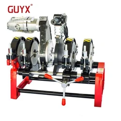 Manual Hydraulic 4 Ring Butt Welding Machine 63-160MM PE Pipe Butt Welding Machine Water Pipe Hot-melt Machine Water Electricity