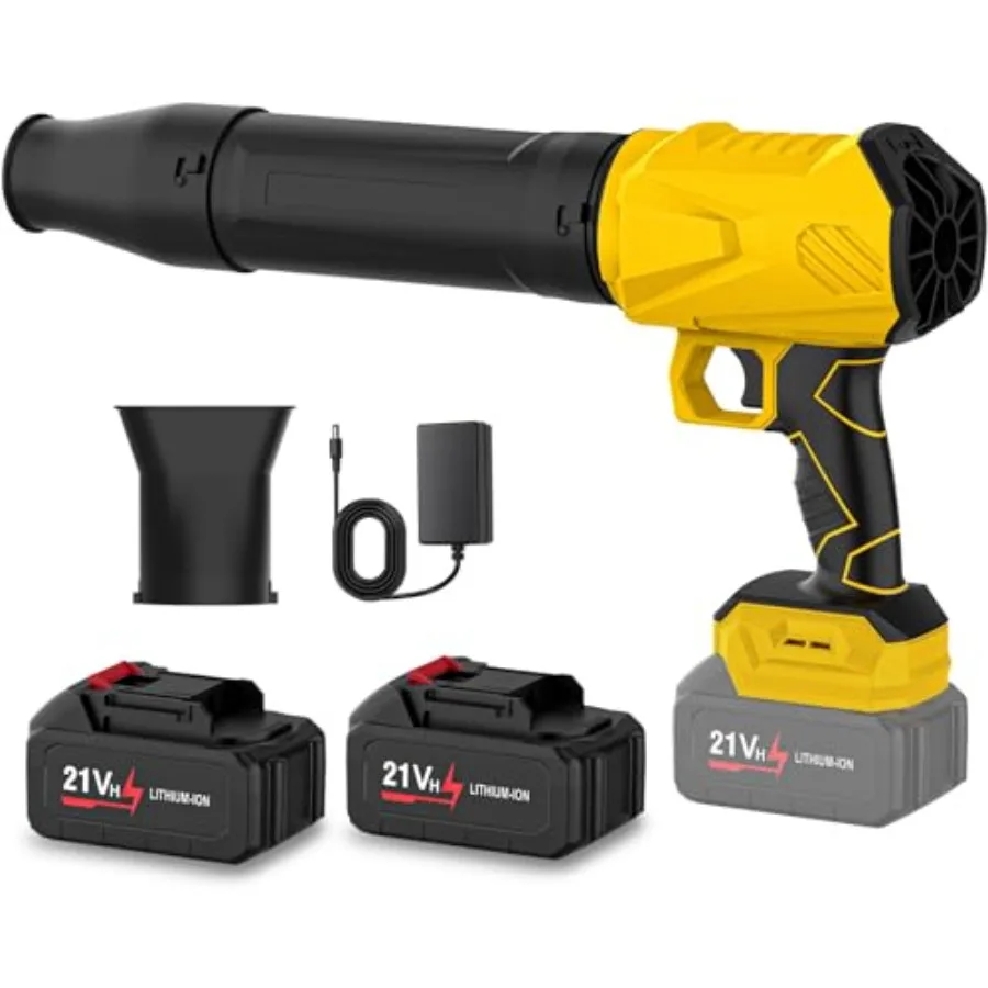 

Leaf Blower Cordless with Battery and Charger500 000 RPM Turbo Jet Blower Handheld Leaf Blowers for Lawn Care Portable Lightwei