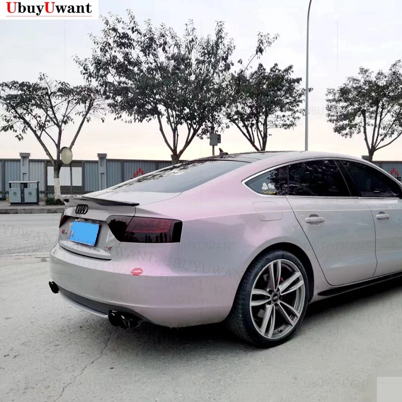 Spoiler posteriore in fibra di carbonio per AUDI A5 Coupe B8 2 porte/4 porte 2008 - 2016 Sportback M4 Style Lip Spoiler