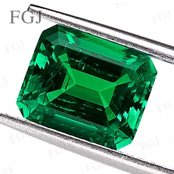 Lab Grown Columbia Emerald Cut 3x5mm Charms Gemstone Advanced DIY Jewelry Rings Earrings Making With AGL Certificate